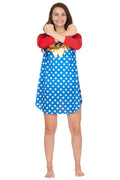 Wonder Woman DC Comics Logo Ragalan Pajama Nightgown