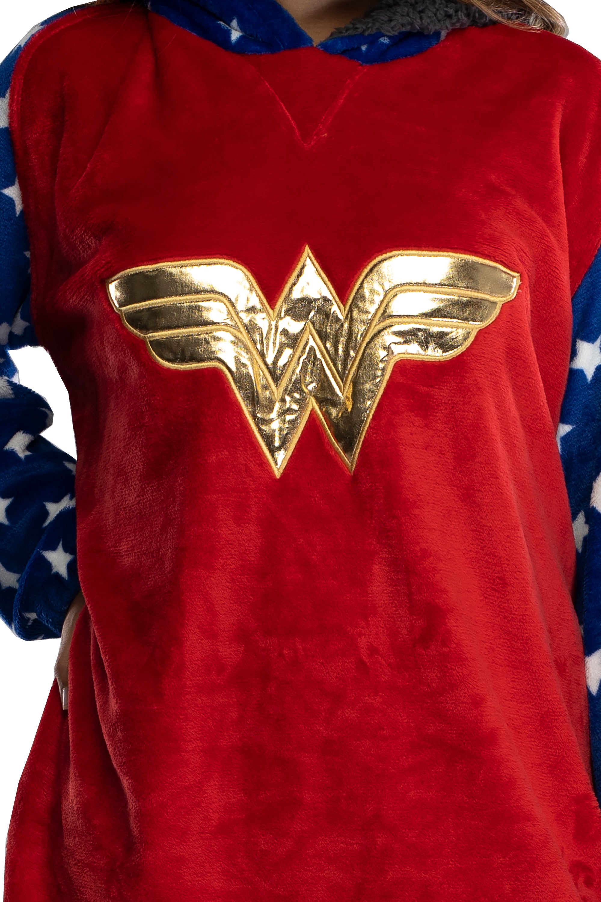 DC Comics Kid's Superhero Oversized Hoodie Sweatshirt