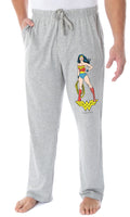 DC Comics Adult Vintage Wonder Woman Pajama Pants Character And WW Logo Loungewear Sleep Pants