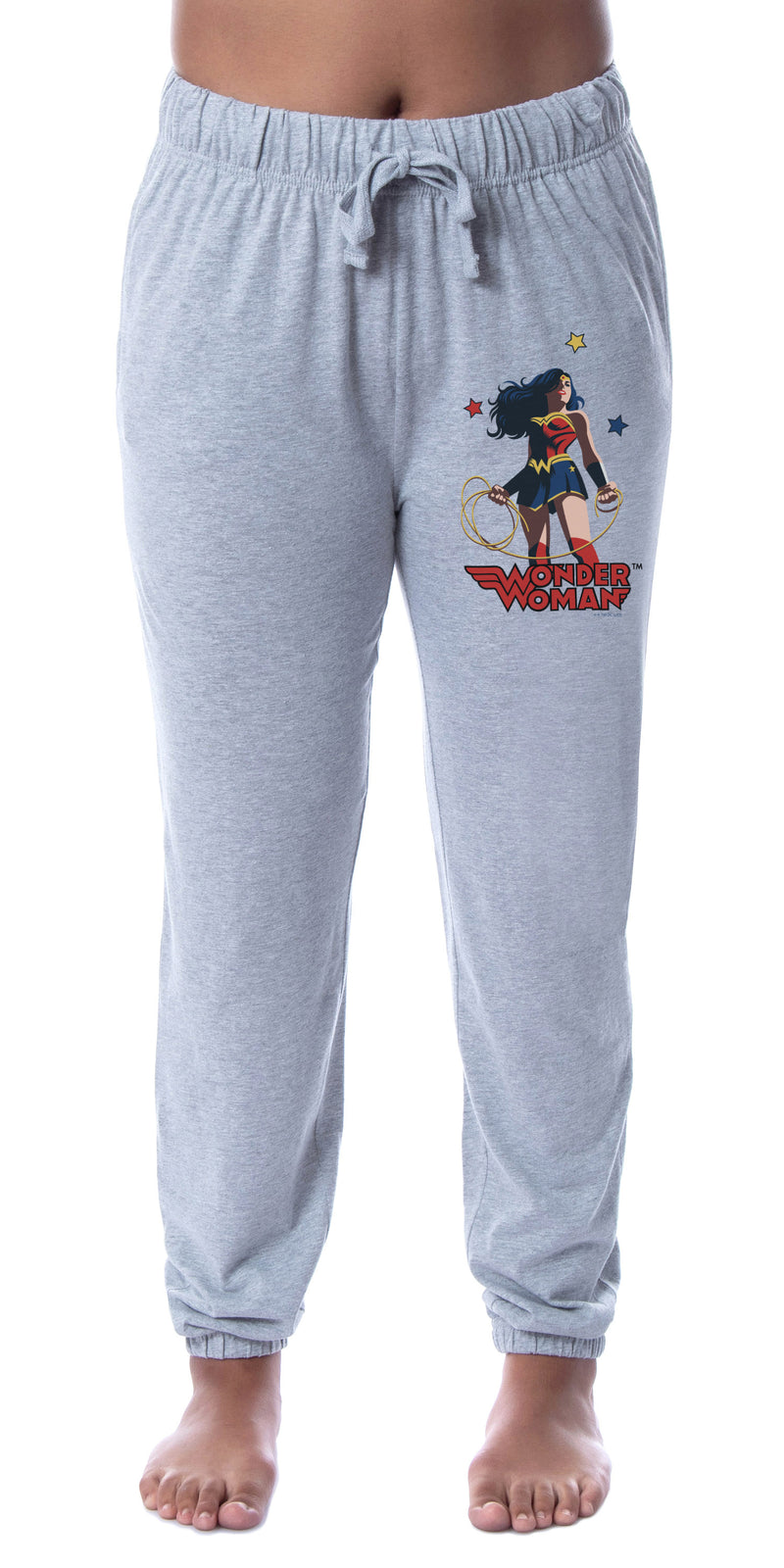 DC Comics Womens' Wonder Woman Character Jogger Sleep Pajama Pants