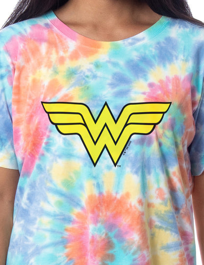DC Comics Womens' Wonder Woman Nightgown Sleep Pajama Shirt For Adults