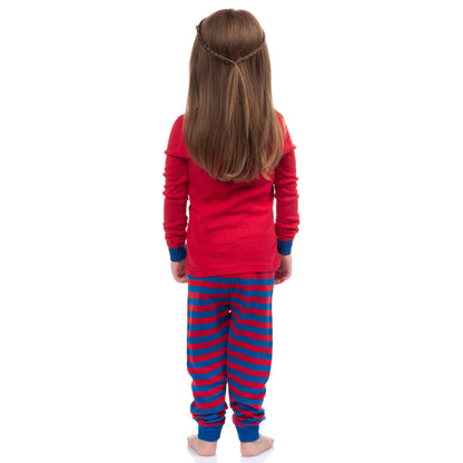 DC Comics Girls Wonder Woman Character Logo Pajama Set