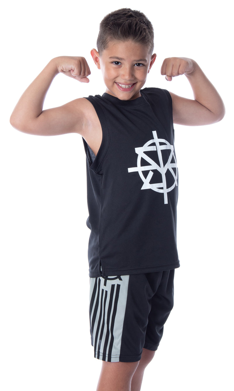 WWE Boys' Seth Rollins For The Greater Good Tank Short Sleep Pajama Set