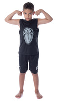 WWE Boys' Roman Reigns Icon Wreck Everyone And Leave Tank Short Pajama Set