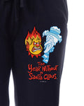 The Year Without a Santa Claus Womens' Heat Miser Snow Sleep Jogger Pajama Pants