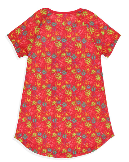 Miraculous: Tales of Ladybug & Cat Noir Girls' Nightgown Sleep Pajama Shirt