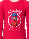 Miraculous Ladybug Girls' Power Up Snug-Fit Cotton 2 Piece Kids Pajama Set