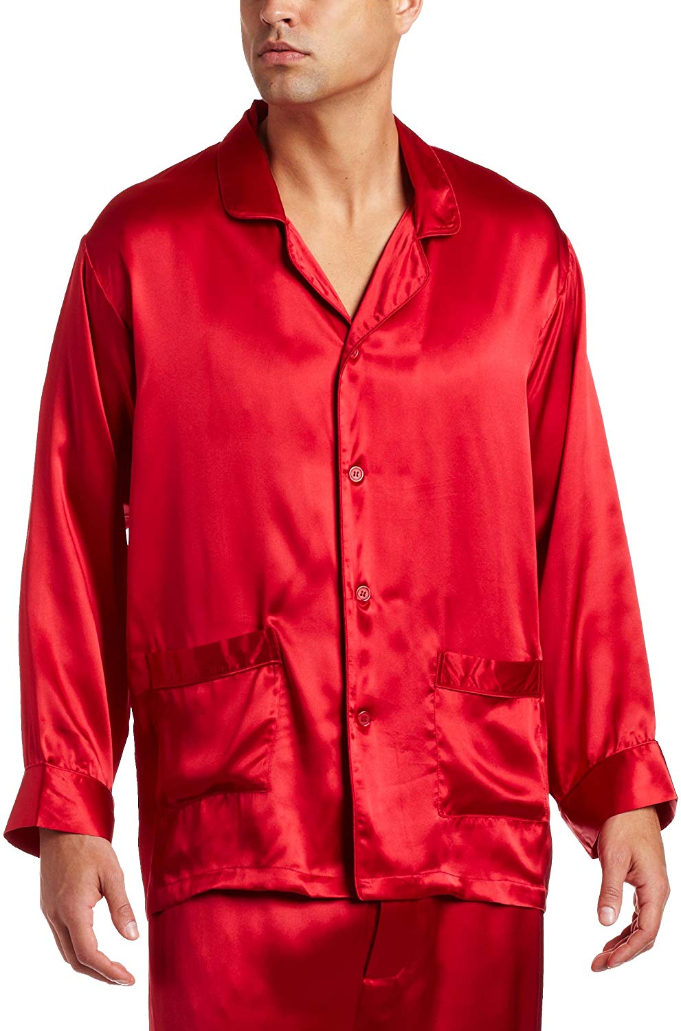 Intimo Mens Classic Silk Pajamas