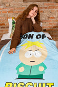 South Park Show Stan Kyle Cartman Kenny McCormick Son Of A Biscuit Throw Blanket