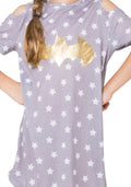 DC Comics Girls Little Batgirl Cold Shoulder Star Nightgown