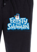 Frosty the Snowman Men's Christmas Holiday Cartoon Logo Loungewear Sleep Bottoms Pajama Pants