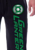 DC Comics Mens' Green Lantern Logo Character Sleep Jogger Pajama Pants
