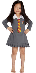 HARRY POTTER "Hermione Granger Gryffindor Toddler Uniform Tie Pajama Gown
