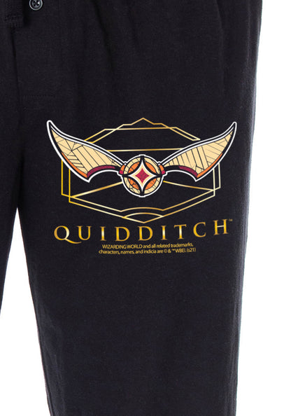 Harry Potter Adult Mens' Quidditch Golden Snitch Ball Pajama Lounge Pants