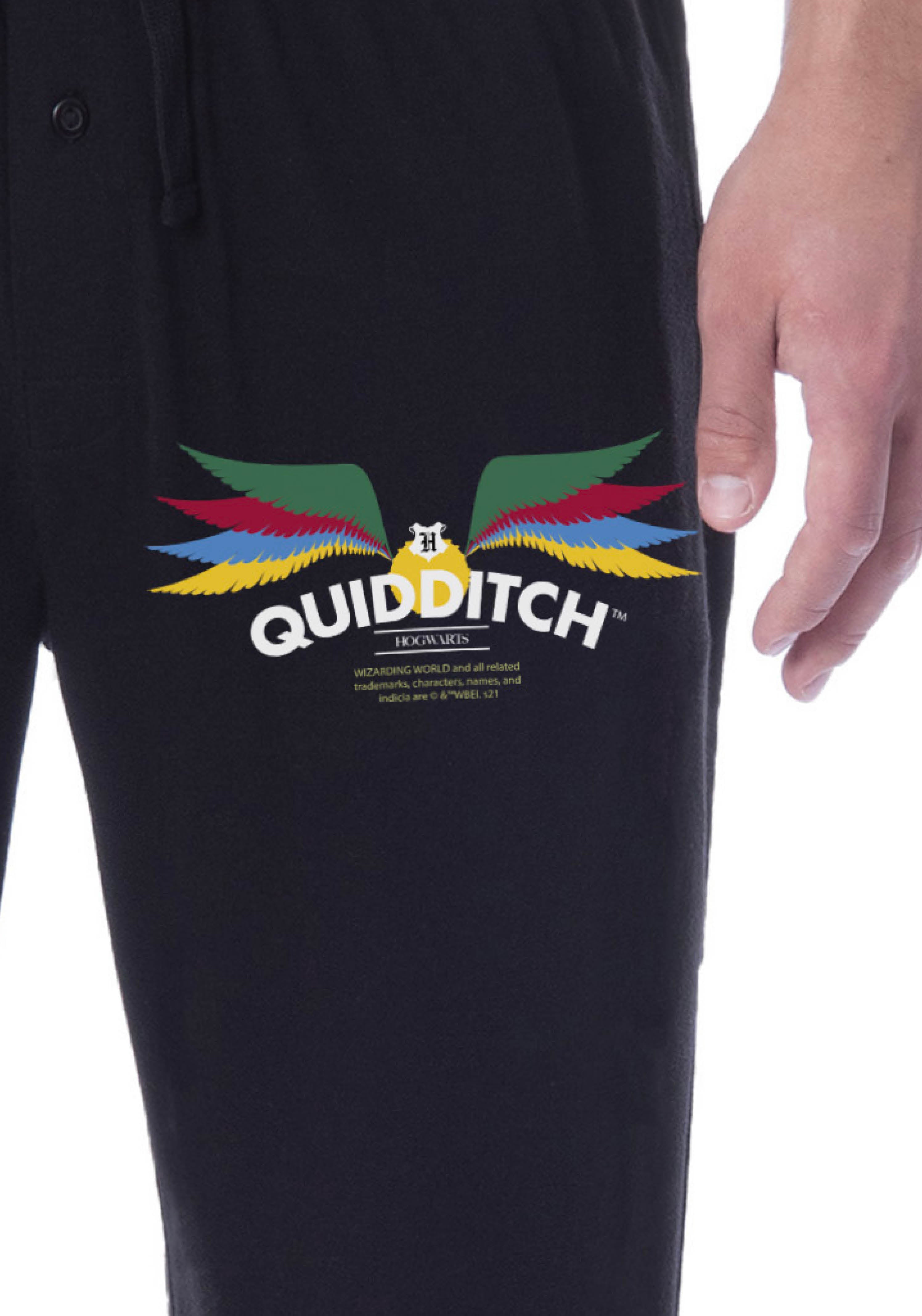 Harry Potter Mens' Hogwarts Quidditch Wizarding World Sleep Pajama Pants