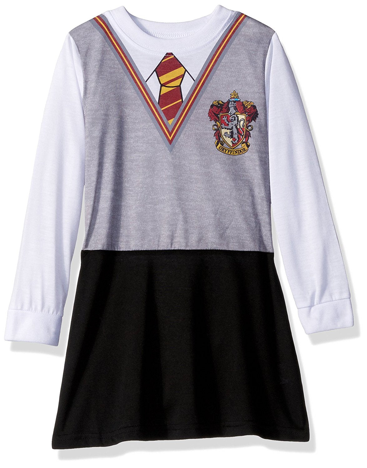 Harry Potter Girls Hermoine Hogwarts Gryffindor Uniform Pajama
