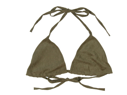 Intimo Womens Faux Suede Self Tie Close Bras
