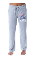 Jaws Womens' Pastel Film Movie Title Logo Poster Sleep Pajama Pants