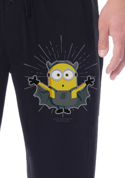 Despicable Me Mens' Bat Minions Halloween Character Sleep Pajama Pants