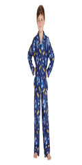 The Polar Express Kids Believe Button-Front Coat Shirt And Pants Pajama Set