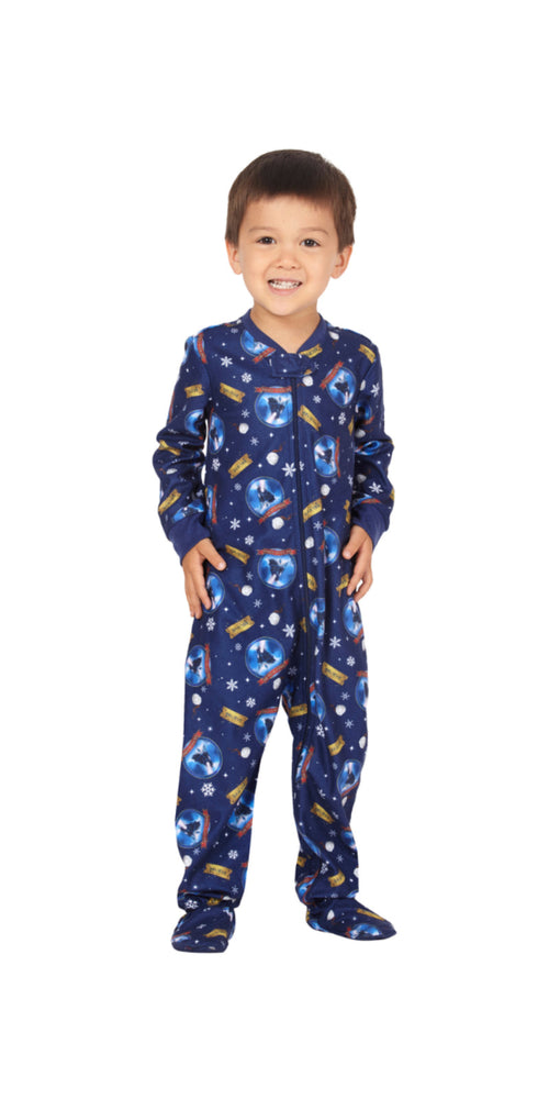 Polar Express Kids Believe One Piece Pajama Sleeper