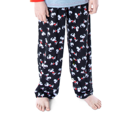 Peanuts Boys' Joe Cool Snoopy 2 PC Set Raglan Shirt Pajama Pant Lounge