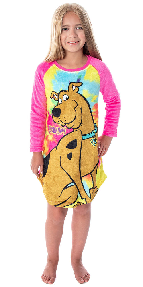 Scooby Doo Girls Tie-Dye Nightgown Pajamas