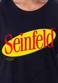 Seinfeld Womens' TV Show Logo Icon Nightgown Sleep Pajama Shirt