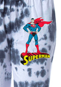 DC Comics Womens' Superman Logo Tie-Dye Jogger Sleep Pajama Pants