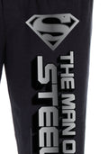 DC Comics Men's Superman The Man Of Steel Script Logo Superhero Loungewear Pajama Pants