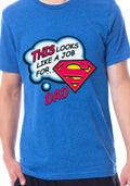 DC Mens' Superman Father's Day This Looks Like A Job For Sleep Pajama Set