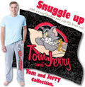 Tom And Jerry Classic Cartoon Super Soft Silk Touch Throw Blanket 50" x 60"