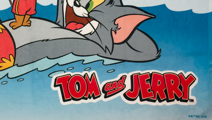 Tom And Jerry Classic Cartoon Characters Swim Pool Bath Sheet Beach Towel