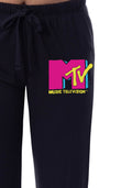 MTV Womens' Music Television Neon Vintage Logo '80s Sleep Pajama Pants