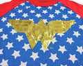 Wonder Woman Big Girls Raglan Gold Foil Nightgown