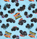 Hot Wheels Boys' Monster Trucks Toys Tossed Print Sleep Pajama Set Shorts